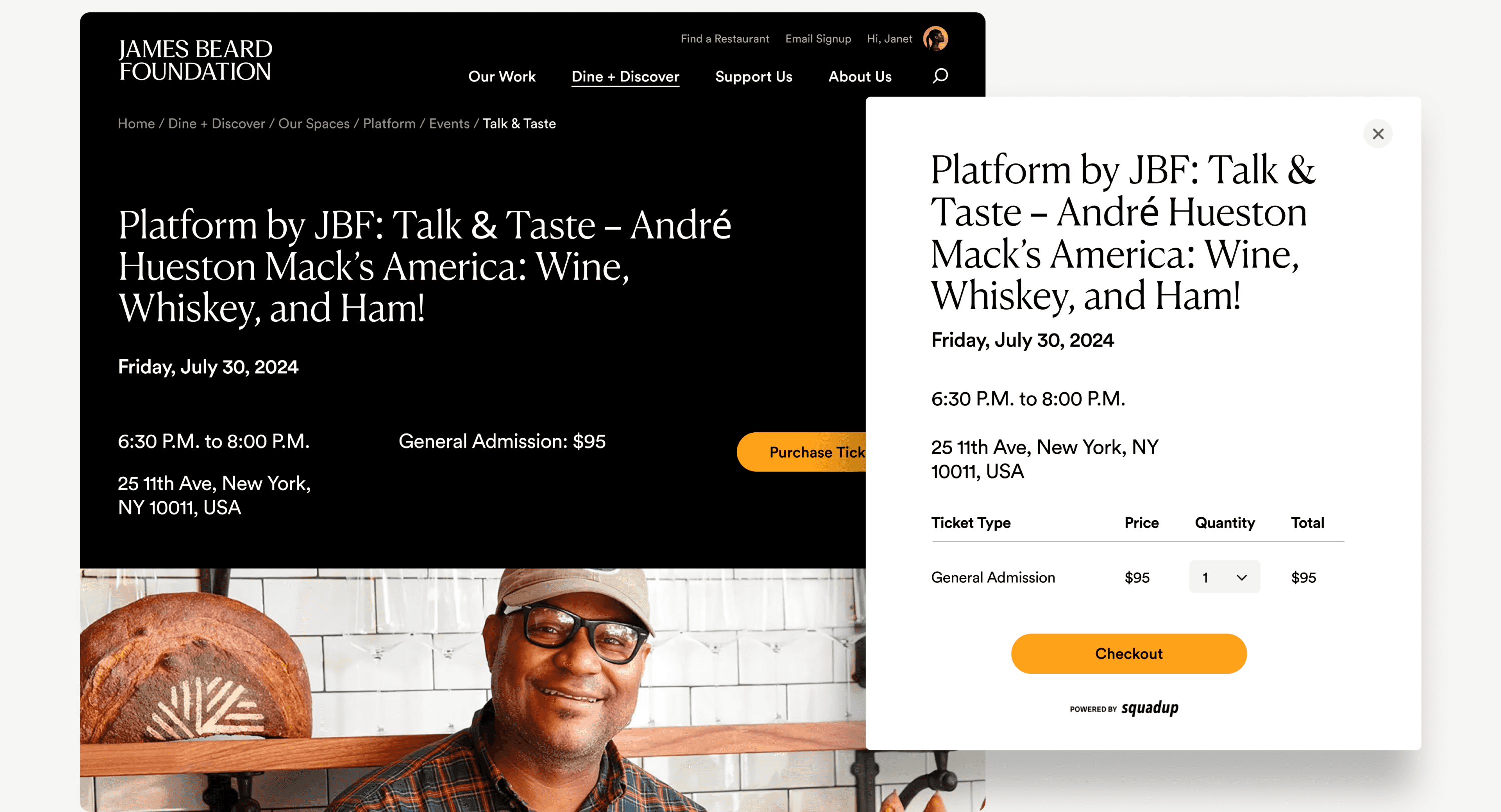 JBF Case - Hero - Revenue via Ticketing